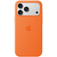 iPhone 17 Pro Max Silicone Case with MagSafe - Orange,Model A3560