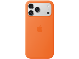 iPhone 17 Pro Max Silicone Case with MagSafe - Orange,Model A3560