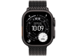Apple Watch Ultra 3 GPS + Cellular 49mm Black Titanium Case with Black Titanium Milanese Loop - Small,Model A3281
