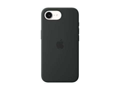 iPhone 17e Silicone Case with MagSafe - Black,Model A3646