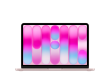13-inch MacBook Neo: Apple A18 Pro chip with 6-core CPU and 5-core GPU, 8GB, 256GB SSD - Blush,Model A3404