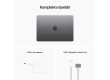 13-inch MacBook Air: Apple M2 chip with 8-core CPU and 10-core GPU, 512GB - Space Grey,Model A2681