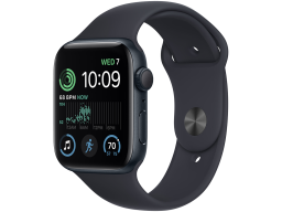 Apple Watch SE 2 GPS 44mm Midnight Aluminium Case with Midnight Sport Band - Regular, Model A2723