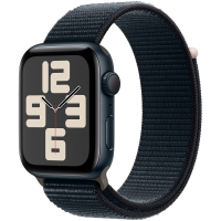 Apple Watch SE GPS 44mm Midnight Aluminium Case with Midnight Sport Loop,Model A2723