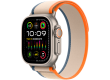 Apple Watch Ultra 2 GPS + Cellular, 49mm Titanium Case with Orange/Beige Trail Loop - M/L,Model A2986