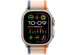 Apple Watch Ultra 2 GPS + Cellular, 49mm Titanium Case with Orange/Beige Trail Loop - M/L,Model A2986