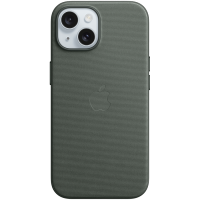 iPhone 15 FineWoven Case with MagSafe - Evergreen,Model A3132