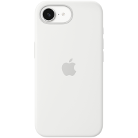iPhone 16e Silicone Case – White