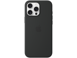 iPhone 16 Pro Max Silicone Case with MagSafe - Black,Model A3316
