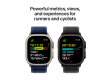 Apple Watch Ultra 2 2024 GPS + Cellular 49mm Black Titanium Case with Dark Green Alpine Loop - Large,Model A2986
