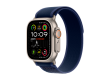 Apple Watch Ultra 2 2024 GPS + Cellular 49mm Natural Titanium Case with Blue Trail Loop - M/L,Model A2986