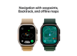 Apple Watch Ultra 2 2024 GPS + Cellular 49mm Natural Titanium Case with Blue Trail Loop - M/L,Model A2986