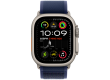Apple Watch Ultra 2 2024 GPS + Cellular 49mm Natural Titanium Case with Blue Trail Loop - M/L,Model A2986