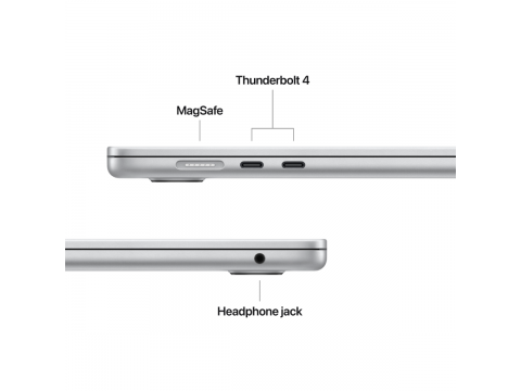 15-inch MacBook Air: Apple M4 chip with 10-core CPU and 10-core GPU, 16GB, 512GB SSD - Silver,Model A3241