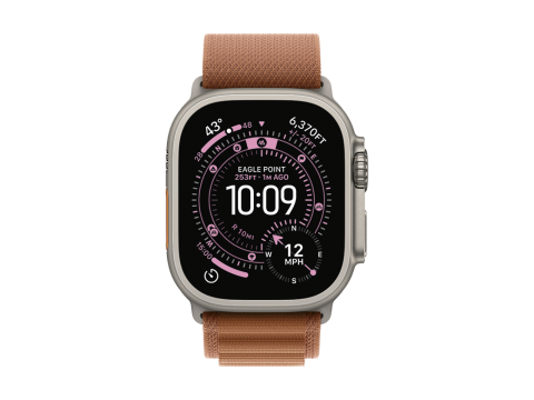 49mm Terra Cotta Alpine Loop - Large - Natural Titanium Finish