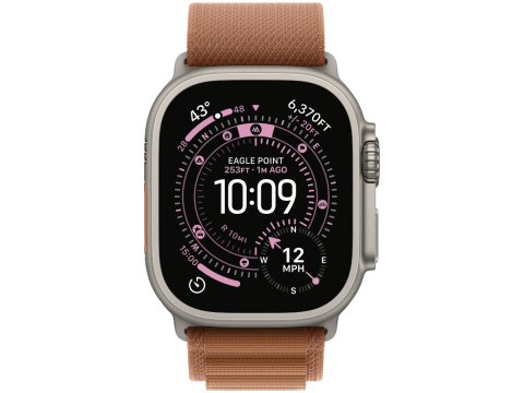 49mm Terra Cotta Alpine Loop - Large - Natural Titanium Finish