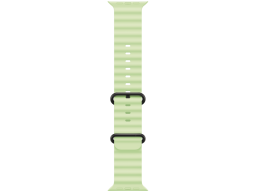 49mm Neon Green Ocean Band - Black Titanium Finish