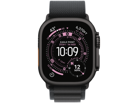 49mm Black Alpine Loop - Large - Black Titanium Finish