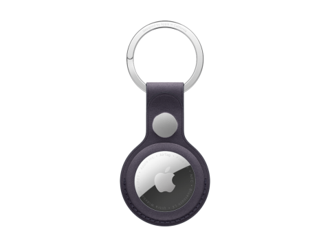 AirTag FineWoven Key Ring - Midnight Purple,Model A3363