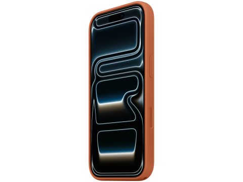iPhone 17 Pro Silicone Case with MagSafe - Terra Cotta,Model A3559