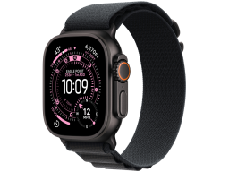 Apple Watch Ultra 3 GPS + Cellular 49mm Black Titanium Case with Black Alpine Loop - Small,Model A3281