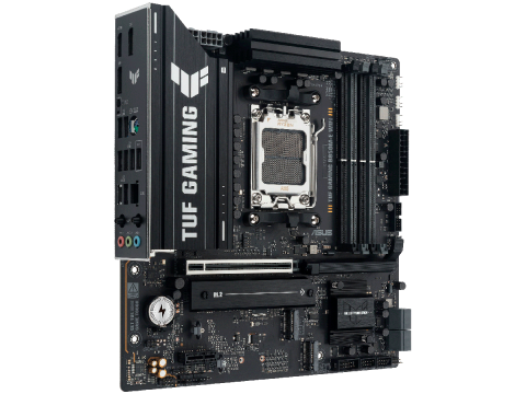 ASUS Main Board Desktop AMD Socket AM5 AMD B850 Chipset 4 x DIMM slots, max. 256GB, DDR5 1 x DisplayPort1 x HDMI port 1 x Wi-Fi module 3 x M.2 slots 4 x SATA ATX Form Factor