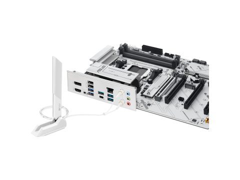 ASUS Main Board Desktop Socket AM5 AMD B850 Chipset 4 xDIMM slots,DDR5 1 x DisplayPort 1 x HDMI port 1 x PCIe 5.0 x16 slot(supports x16 mode) 1 x Wi-Fi module 3 x M.2 4 x SATA ATX Form Factor
