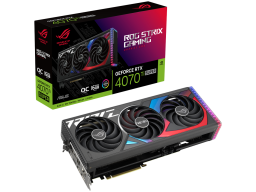 ASUS Video Card NVidia ROG Strix GeForce RTX 4070 Ti SUPER OC Edition 16GB GDDR6X VGA buffed-up design with chart-topping thermal performance, PCIe 4.0, 2xHDMI 2.1a, 3xDisplayPort 1.4a