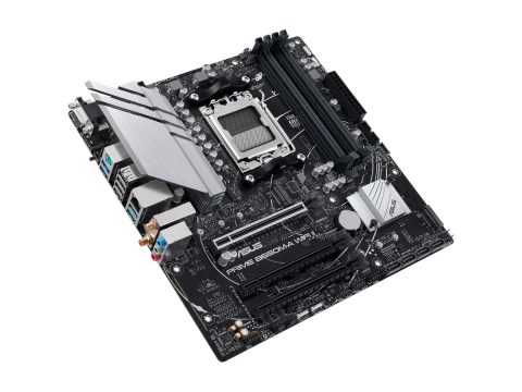 ASUS PRIME B650M-A WIFI II (B650 AM5 4 x DIMM DDR5 1 x DisplayPort 1 x VGA port 1 x HDMI port M.2 4 x SATA Wi-Fi 6  BT5.2 mATX)