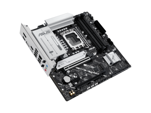 ASUS Main Board Desktop LGA1851 Intel B860 Chipset 4 x DIMM slots, max. 256GB, DDR5 2 x DisplayPort 1 x HDMI 1 x Wi-Fi module 2 x M.2 slots 4 x SATA micro-ATX Form Factor