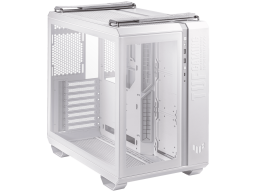 ASUS TUF Gaming GT502 ATX Gaming case White, Dual Chamber Chassis, Panoramic View, Tempered Glass front and side panel, Tool-Free side panels, Front Panel High-Speed USB Type-C