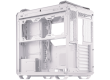 ASUS TUF Gaming GT502 ATX Gaming case White, Dual Chamber Chassis, Panoramic View, Tempered Glass front and side panel, Tool-Free side panels, Front Panel High-Speed USB Type-C