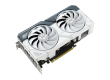 ASUS Video Card NVidia Dual GeForce RTX 4060 White OC Edition 8GB GDDR6 VGA with two powerful Axial-tech fans and a 2.5-slot design for broad compatibility, PCIe 4.0, 1xHDMI 2.1a, 3xDisplayPort 1.4a