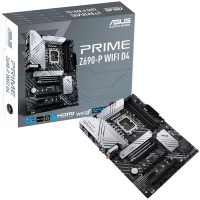 ASUS MB Z690 (LGA 1700) ATX motherboard with PCIe 5.0, three M.2 slots, 14+1 DrMOS, DDR4, HDMI, DisplayPortв WiFi 6, 2.5 Gb Ethernet, USB 3.2 Gen 2x2 Type-C, front USB 3.2 Gen 1 Type-C, Thunderboltв 4 header and Aur