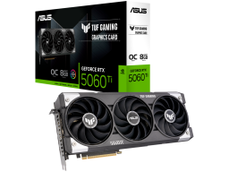 ASUS Video Card NVIDIA GeForce RTX 5060 Ti 8GB GDDR7 128-bit Digital Max Resolution 7680 x 4320 Yes x 1 (Native HDMI 2.1b)Yes x 3 (Native DisplayPort 2.1b) HDCP Support Yes (2.3) 550W P/N 90YV0MR0-M0NA00