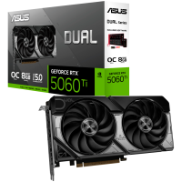 ASUS Video Card NVIDIA GeForce RTX 5060 Ti 8GB GDDR7 128-bit Digital Max Resolution 7680 x 4320 Yes x 1 (Native HDMI 2.1b)Yes x 3 (Native DisplayPort) 550W P/N 90YV0MP2-M0NA0