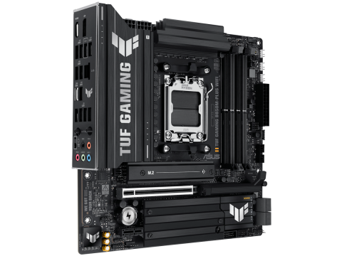 ASUS Main Board Desktop AMD Socket AM5 AMD B850 Chipset 4 x DIMM slots, max. 256GB, DDR5 1 x DisplayPort1 x HDMI port 1 x Wi-Fi module 3 x M.2 slots 4 x SATA micro-ATX Form Factor