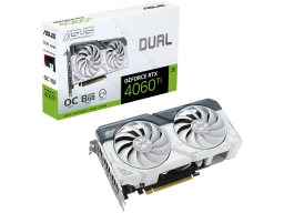 ASUS Video Card Nvidia DUAL-RTX4060TI-O8G-WHITE