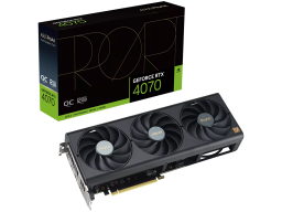 ASUS Video Card NVidia ProArt GeForce RTX 4070 OC Edition 12GB GDDR6X VGA brings elegant and minimalist style to empower creator PC builds, PCIe 4.0, 1xHDMI 2.1a, 3xDisplayPort 1.4a