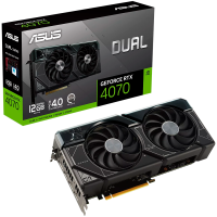 ASUS Video Card NVidia GeForce Dual RTX 4070 12GB GDDR6X 1xHDMI 3xDP #90YV0IZ3-M0NA00