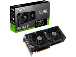 ASUS Video Card NVidia GeForce Dual RTX 4070 12GB GDDR6X 1xHDMI 3xDP #90YV0IZ3-M0NA00