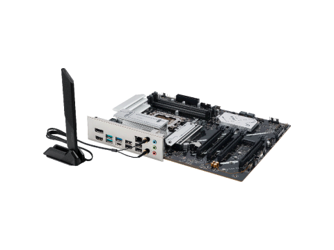 ASUS Main Board Desktop LGA1851 Intel B860 Chipset 4 x DIMM slots, max. 256GB, DDR5 1 x DisplayPort 1 x HDMI port 1 x Wi-Fi module 2 x M.2 slots 4 x SATA ATX Form Factor