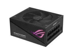 ASUS ROG Strix 1200W Gold Aura Edition PSU, ATX 3.0 compatible, PCIe Gen 5.0 ready, Fully modular, 80 Plus Gold, Lambda A++, Aluminum case, ROG heatsinks, Axial-tech fan design, Dual ball fan bearings, 0dB Technology, Aura Sync, 10-year warranty