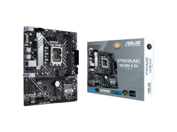 ASUS PRIME H610M-A D4-CSM LGA1700 mATX MB - Intel H610 2xDIMM DDR4 2xM.2 4xSATA PCIe 4.0 1Gb Ethernet 1xD-SUB 1xDisplayPort 1xHDMI with Addressable Gen 2 headers and Aura Sync