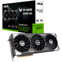 ASUS Video Card NVIDIA GeForce RTX 5060 Ti 16GB GDDR7 128-bit Digital Max Resolution 7680 x 4320 Yes x 1 (Native HDMI 2.1b) Yes x 3 (Native DisplayPort 2.1b) HDCP Support Yes (2.3) 550W P/N 90YV0MG0-M0NA00