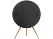 Beosound A9 5th Gen Speaker Natural Alu (Back Grey Mist/Cover Kvadrat Light Grey/Legs Oak)