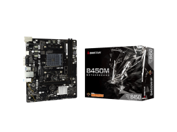 BIOSTAR MB B450 AM4 2 x DDR4 4 x SATA II 1 x VGA Port 1 x HDMI Port 1 x LAN port Micro ATX