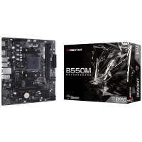 BIOSTAR MB AM4 B550 2 x DDR4 4 x SATA III 1 x M.2 1 x DP Port 1 x HDMI Port 1 x LAN port Micro ATX