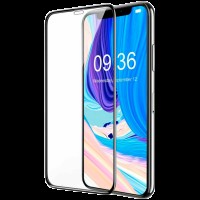 Premium sapphire protective glass BREEZY 0.33mm, 3D, edge to edge, asahi glass, japanese oil, for iphone 12/12 Pro