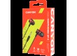 CANYON EP-3, Stereo earphones with microphone, Red, cable length 1.2m, 21.5*12mm, 0.011kg